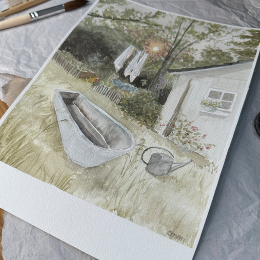 Original | Hutzels Garten - Cottage zur goldene Stunde