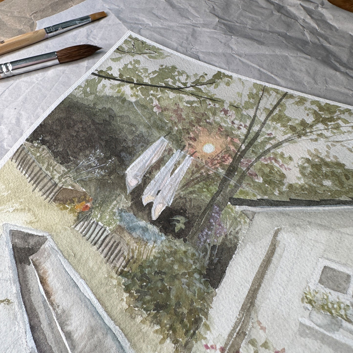 Original | Hutzels Garten - Cottage zur goldene Stunde