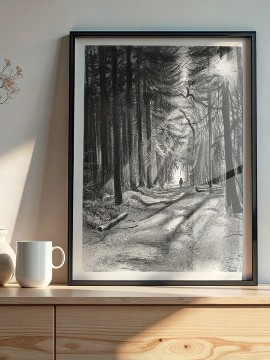 Kunstdruck - Licht & Finsternis - 26 x36 cm