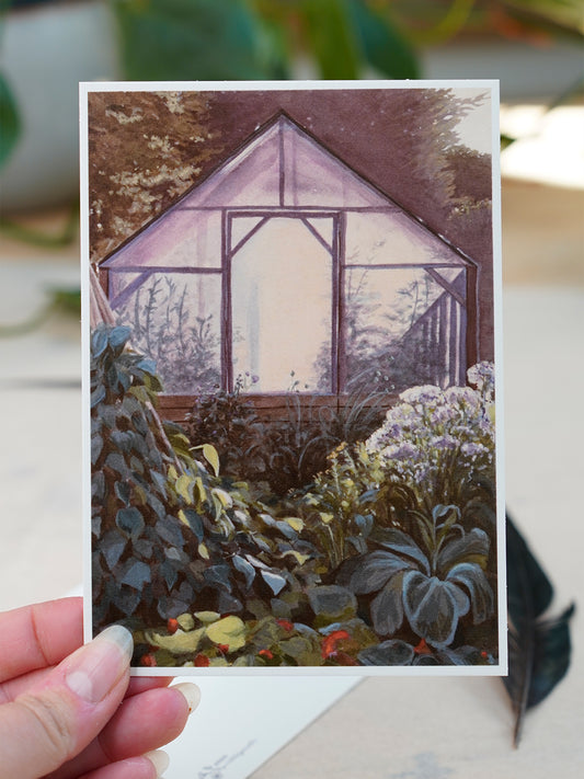 Postkarte - Lichtspiel am Abend - DIN A6 (10,5 x 14,8 cm)