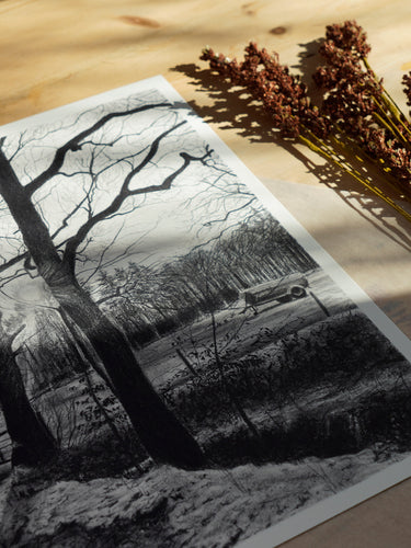 Kunstdruck - Am Waldrand - 26 x 36 cm