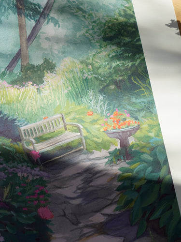 Kunstdruck - Fern der Zeit - Gartenbild