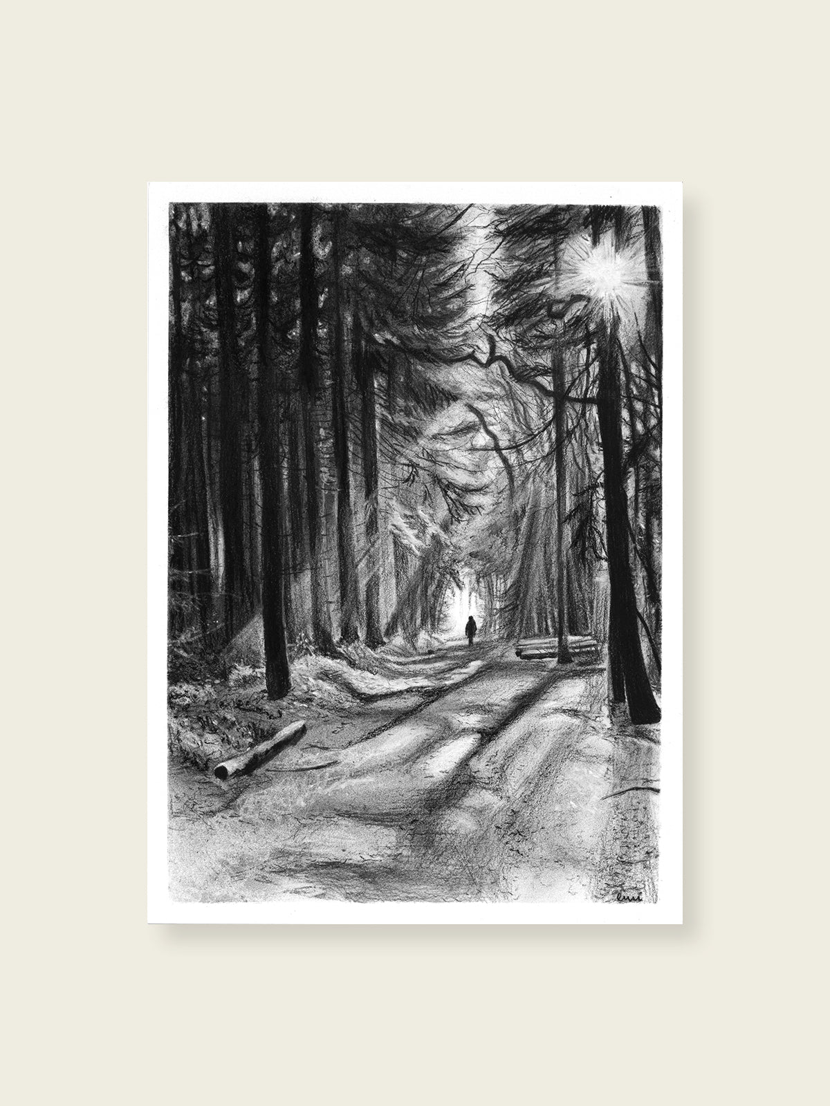 Kunstdruck - Licht & Finsternis - 26 x36 cm