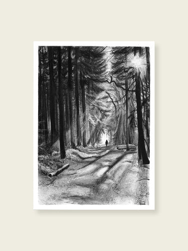Kunstdruck - Licht & Finsternis - 26 x36 cm