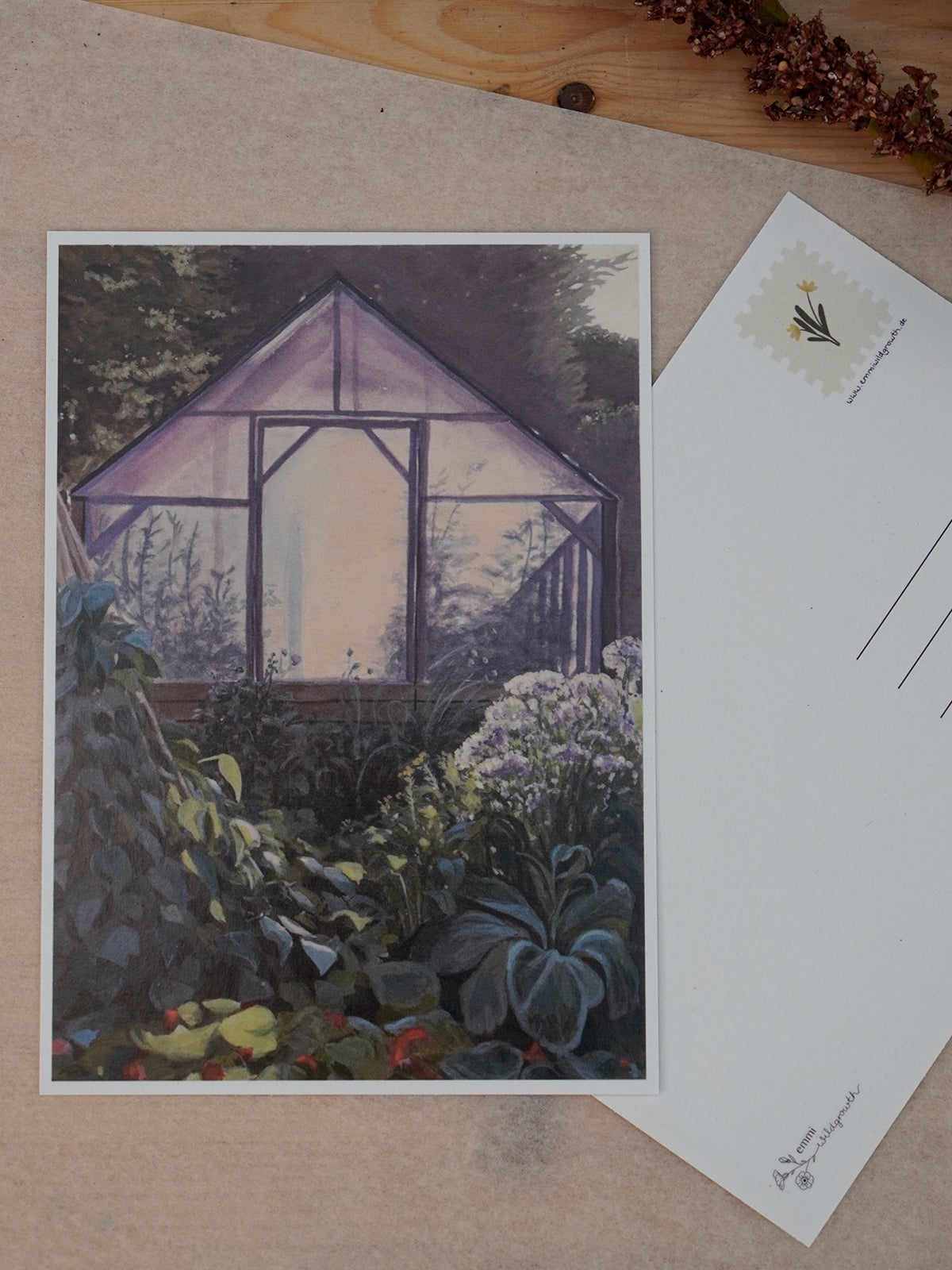 Postkarte - Lichtspiel am Abend - DIN A6 (10,5 x 14,8 cm)