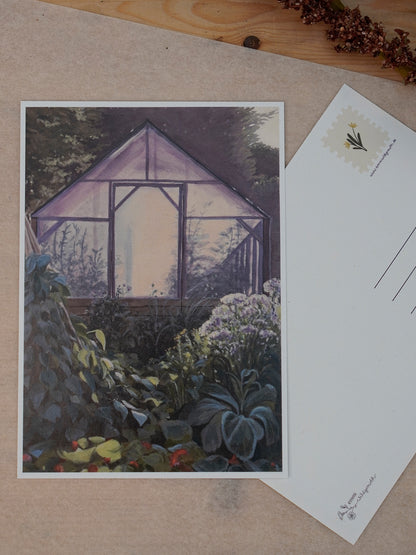 Postcard - Light Show in the Evening - DIN A6 (10.5 x 14.8 cm)