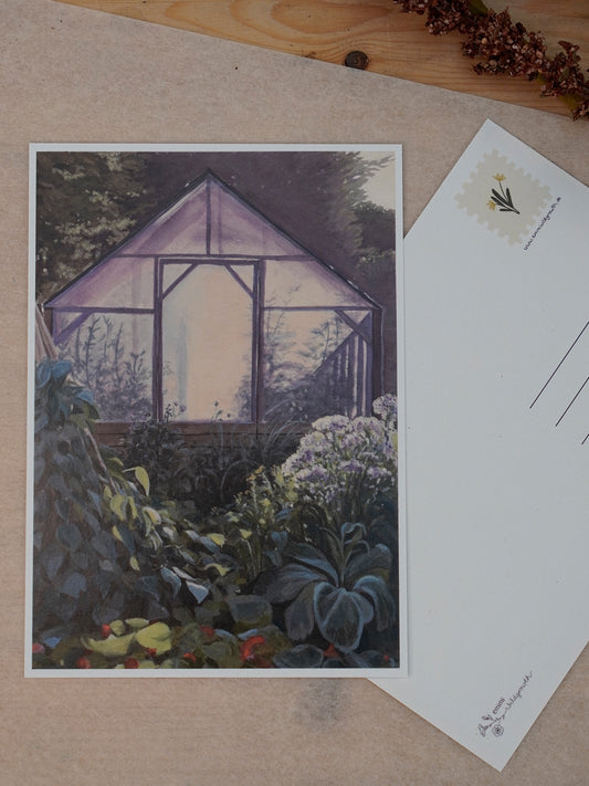 Postkarte - Lichtspiel am Abend - DIN A6 (10,5 x 14,8 cm)