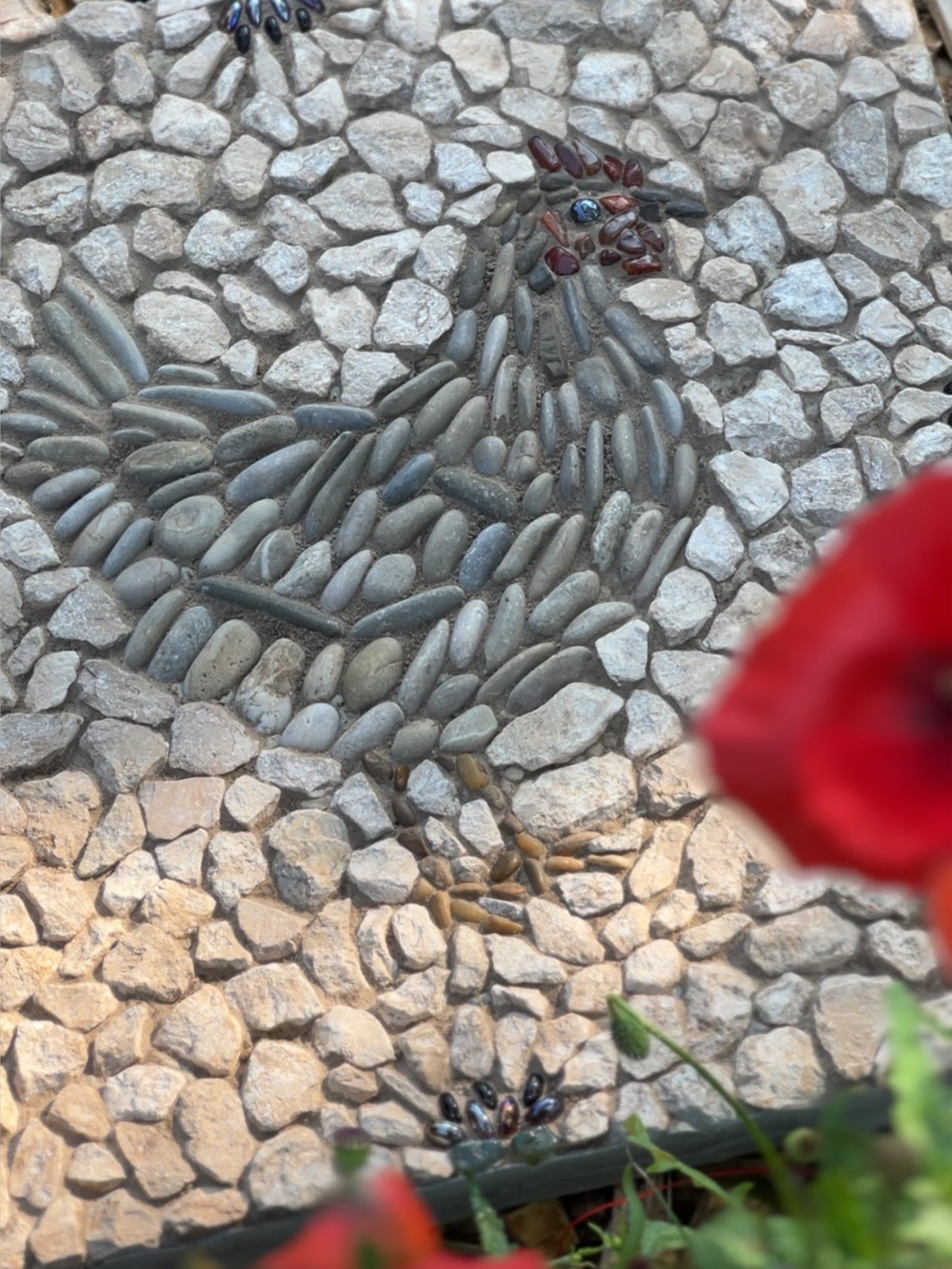 Stepping stone template “Chicken” - incl. shopping list (DE & EN)
